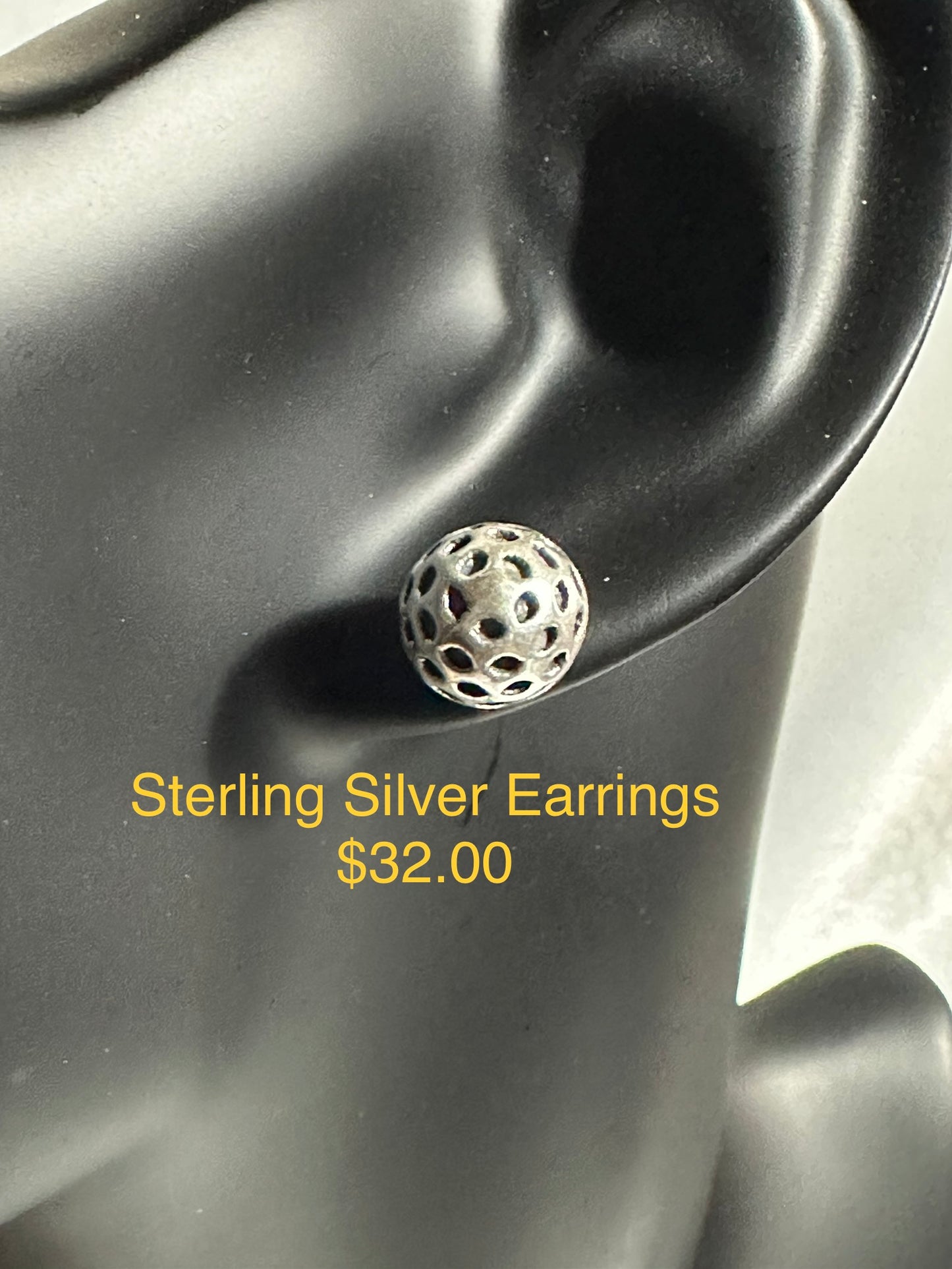 Sterling Silver Stud Earrings