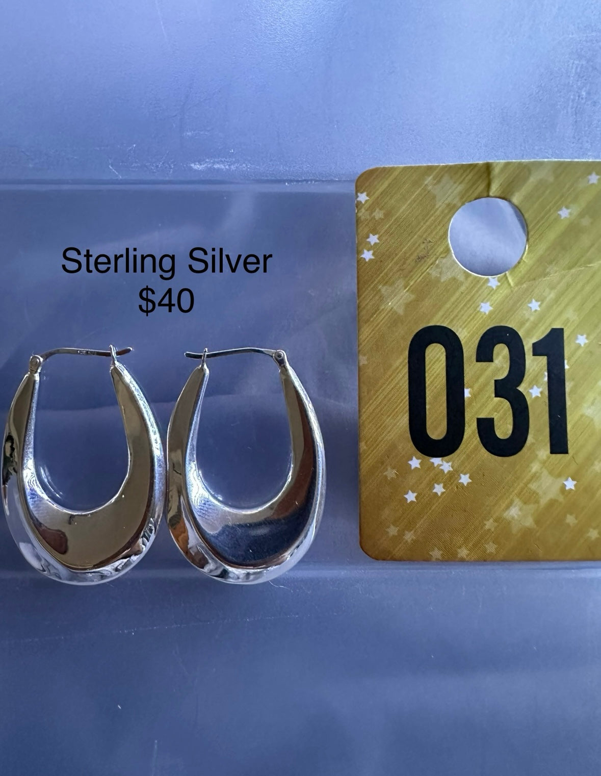 Sterling Silver Hoop Earrings