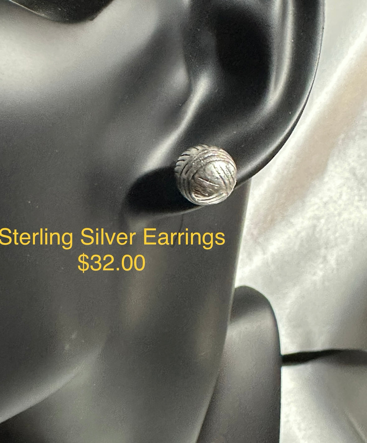 Sterling Silver Studs Earrings