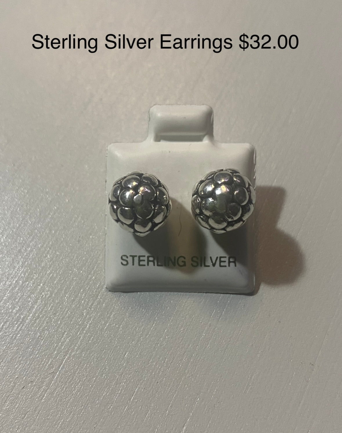 Sterling Silver Studs Earrings