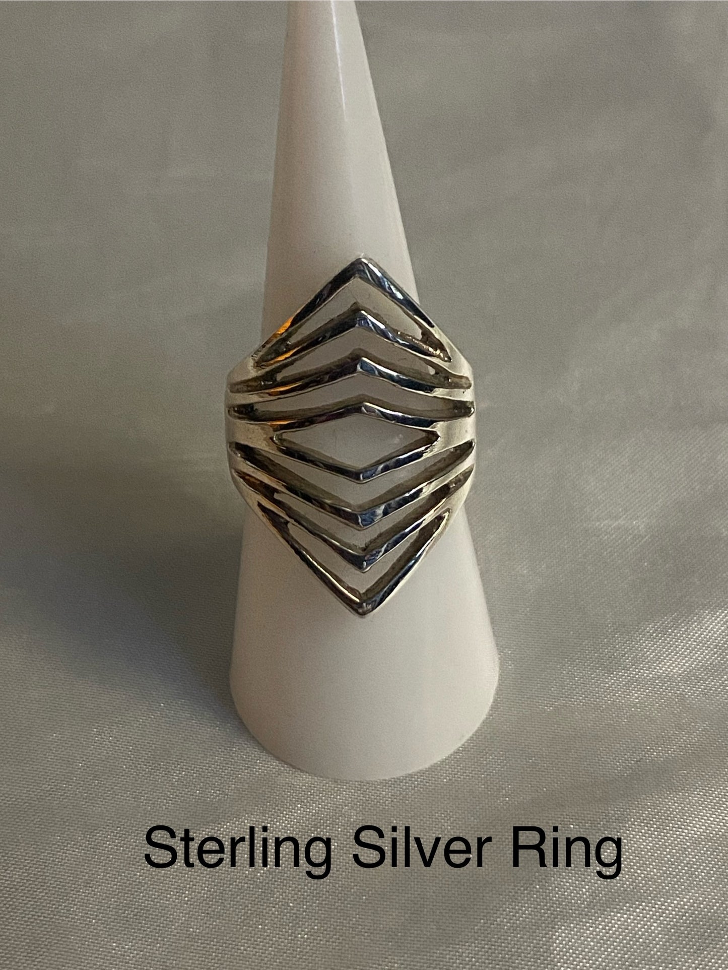 STERLING SILVER RING - SIZE 7.5 & 6.5