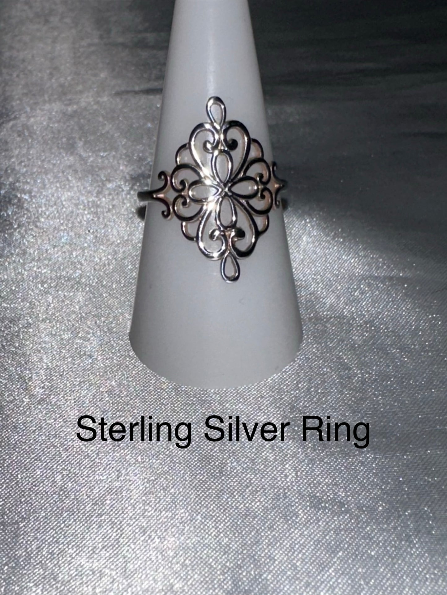 STERLING SILVER RING -SIZE 6.5 & 8.5