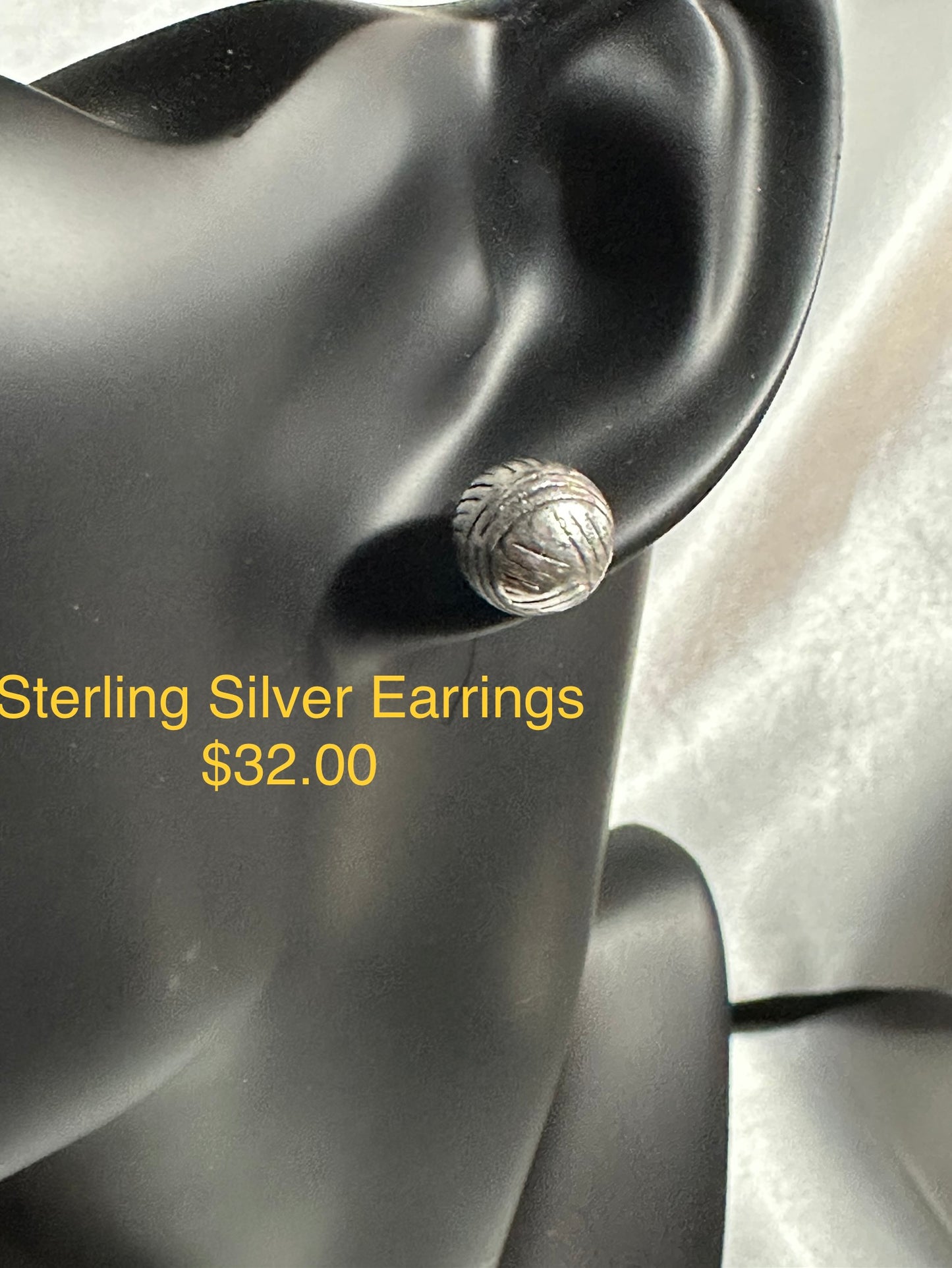 Sterling Silver Stud Earrings