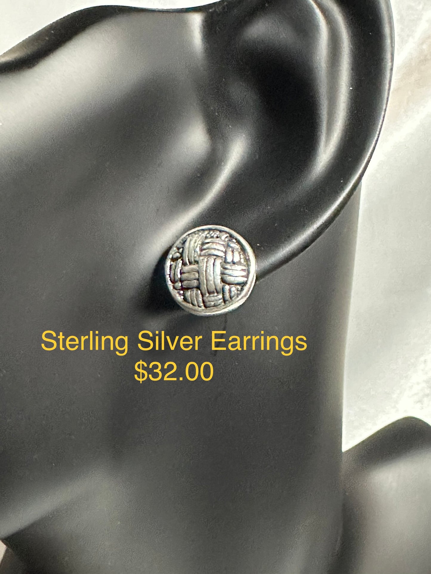 Sterling Silver Stud Earrings