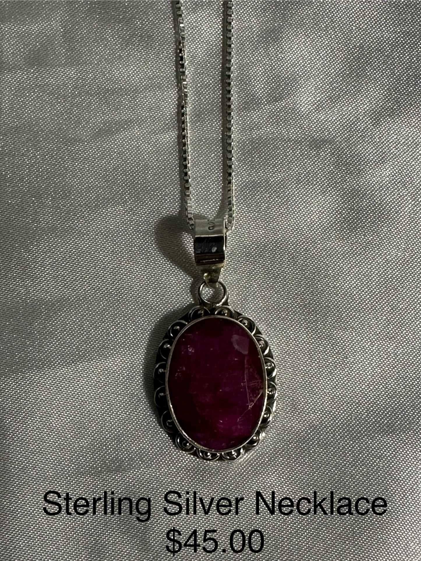 STERLING SILVER NECKLACE THE JEWELRY STORE