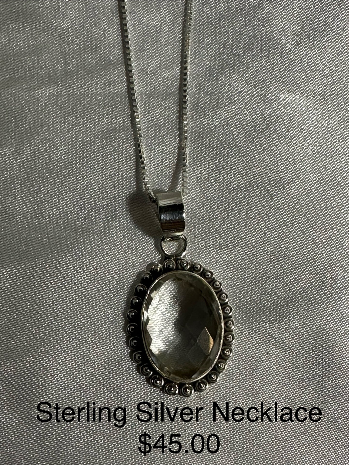 STERLING SILVER NECKLACE