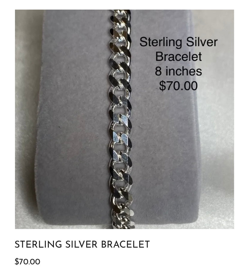 STERLING SILVER BRACELET