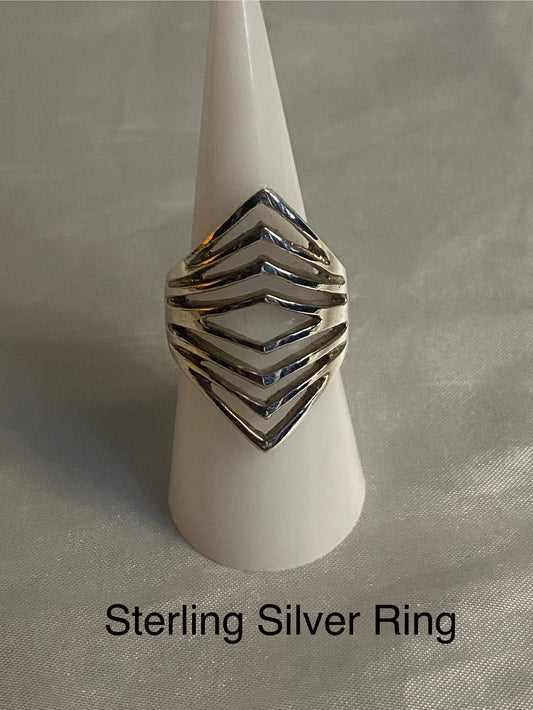 STERLING SILVER RING - SIZE 7.5 & 6.5