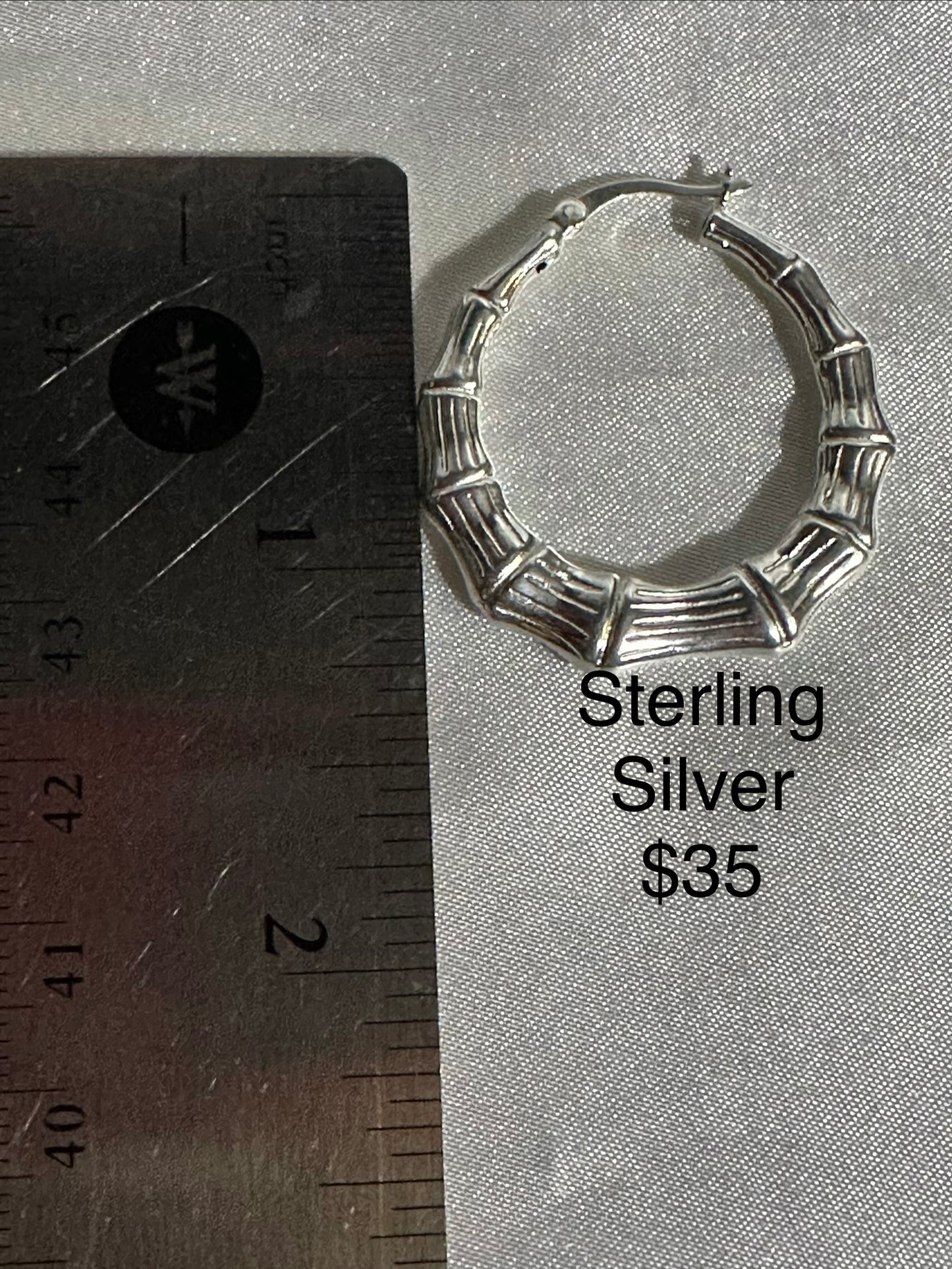 Sterling Silver Hoop Earrings