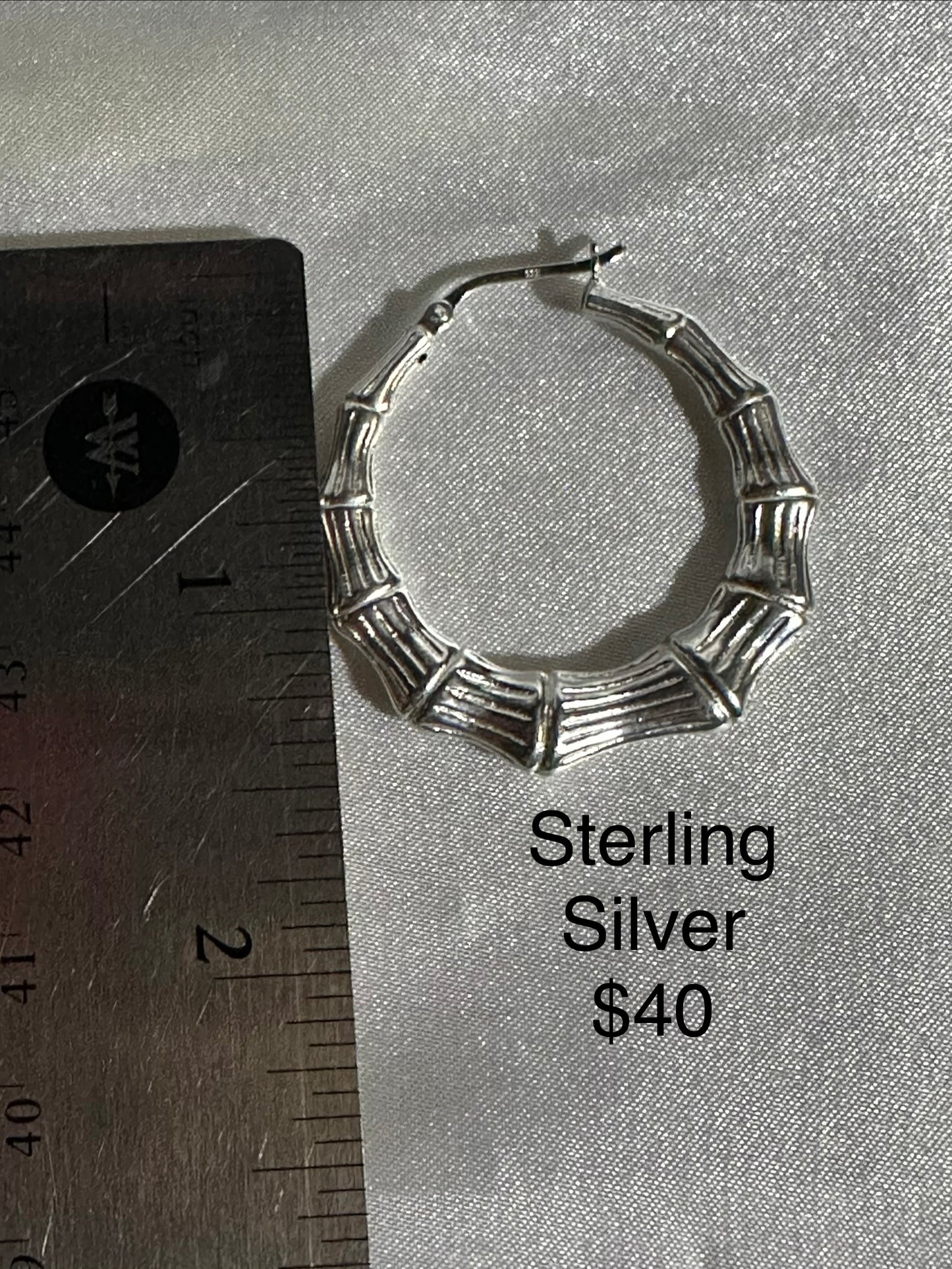 Sterling Silver Hoop Earrings