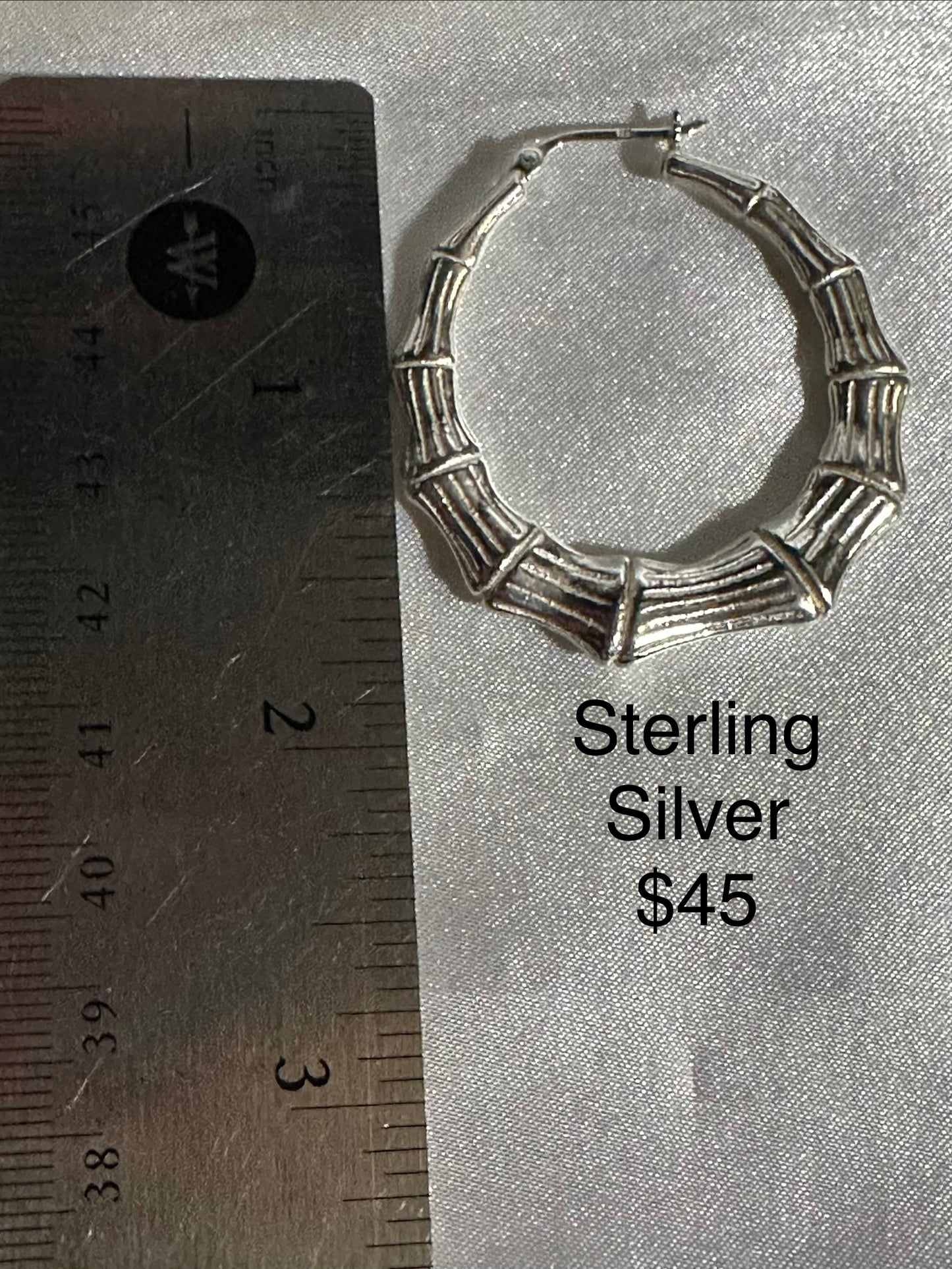 Sterling Silver Hoop Earrings