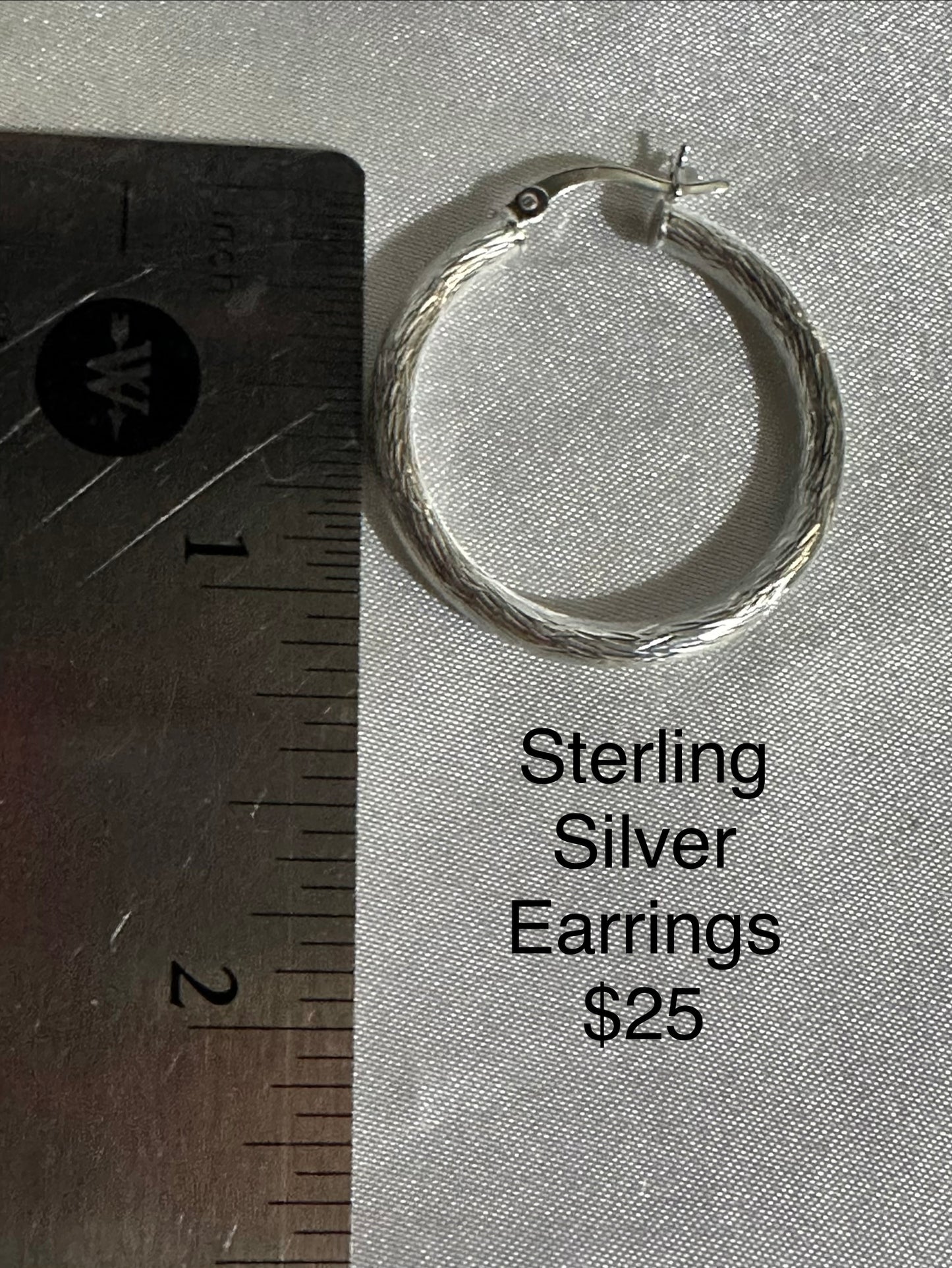 Sterling Silver Hoop Earrings