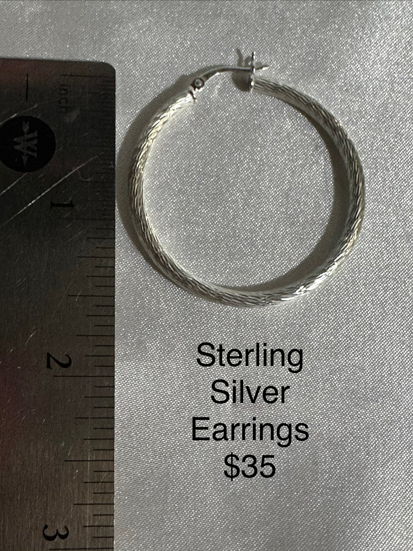 Sterling Silver Hoop Earrings