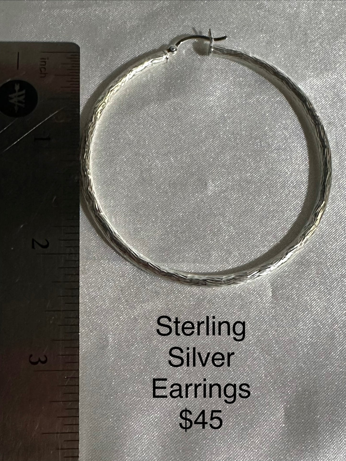 Sterling Silver Hoop Earrings