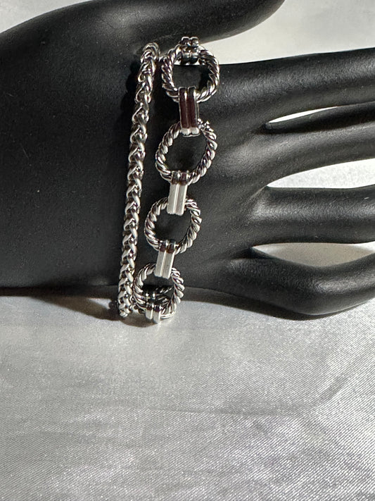 Stainless Steel Bracelet Set