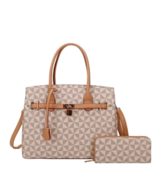 2 PIECE FASHION HANDBAG