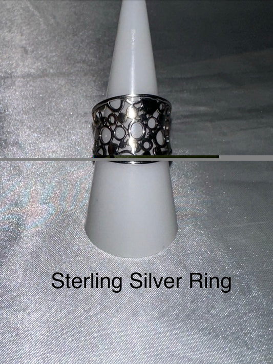 STERLING SILVER RING -SIZE 7 & 8 & 9