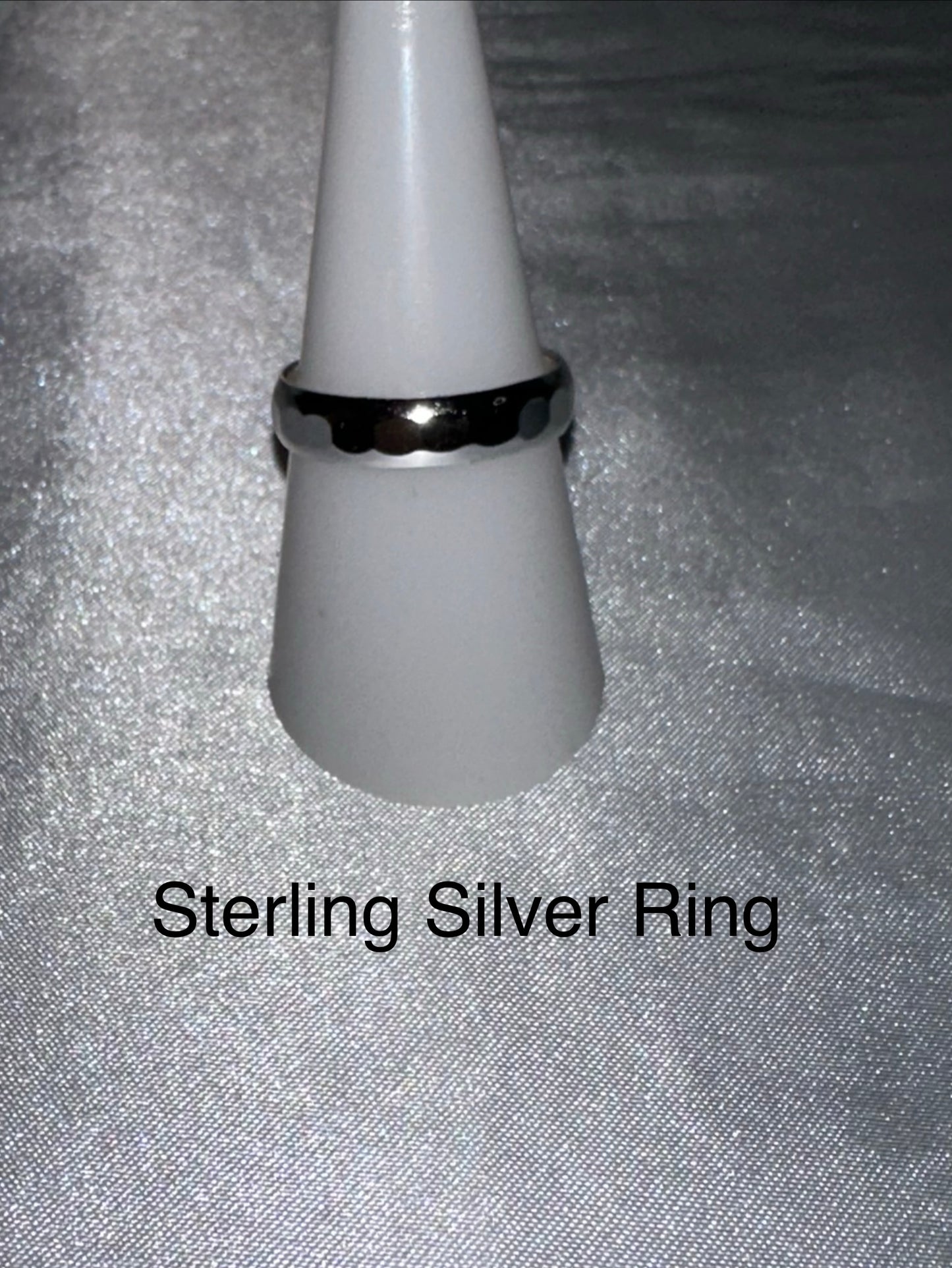 STERLING SILVER RING -SIZE  8