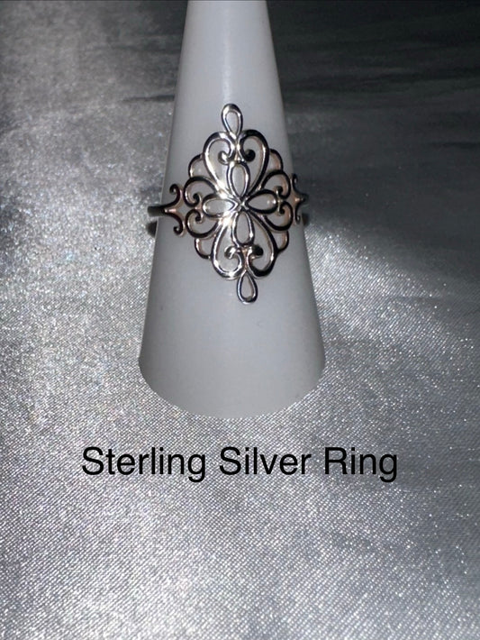 STERLING SILVER RING -SIZE 6.5 & 8.5