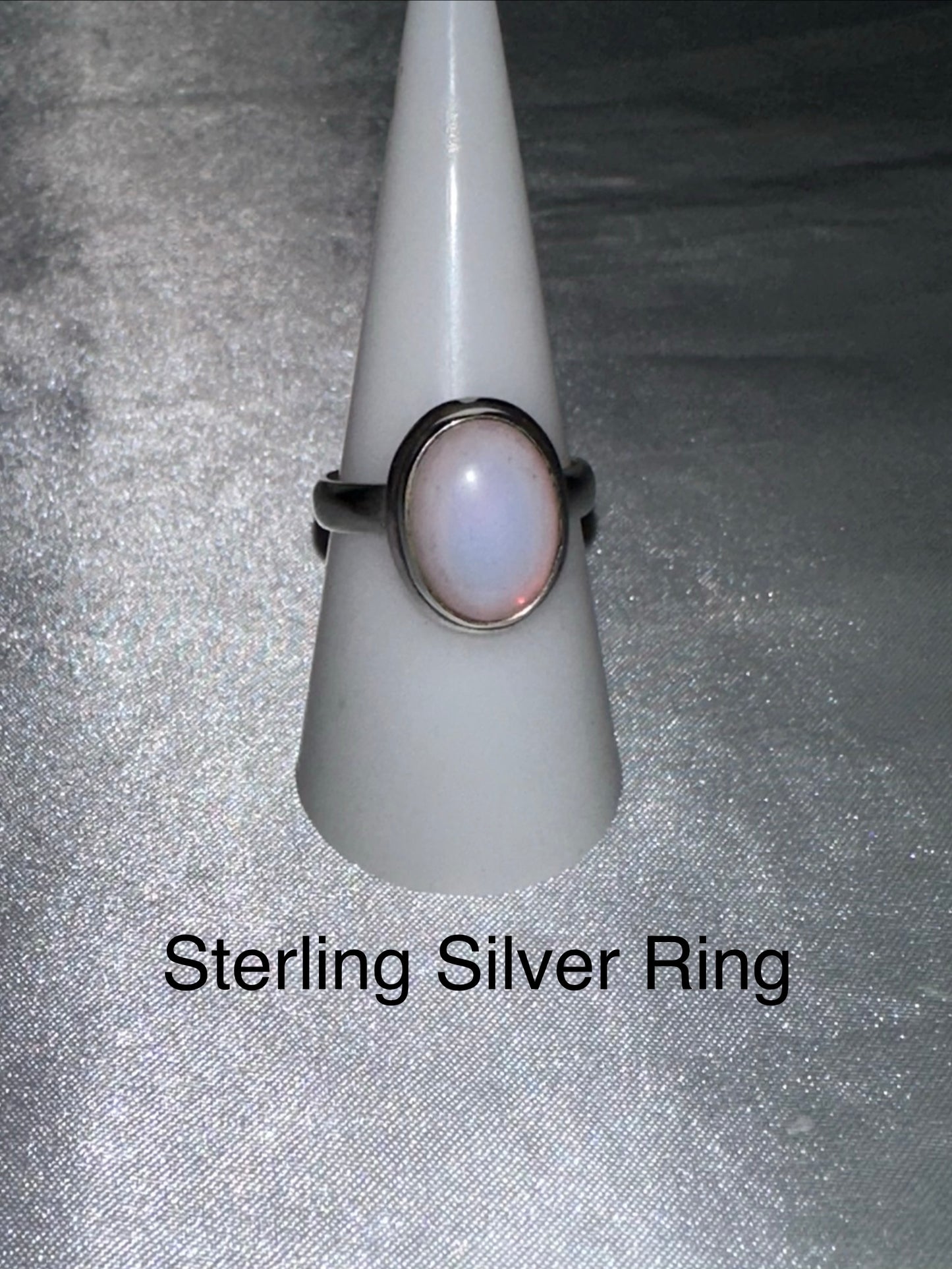 STERLING SILVER RING -SIZE 8