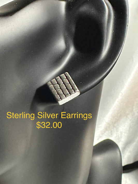 Sterling Silver Stud Earrings