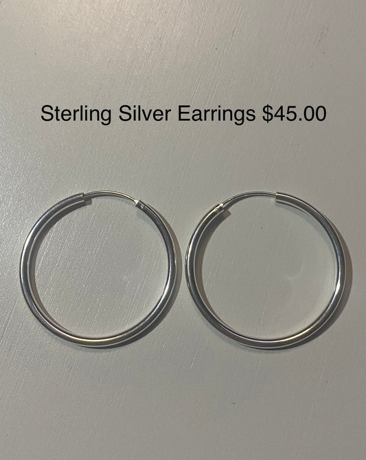 STERLING SILVER EARRINGS