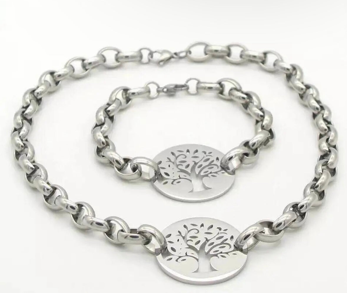 STAINLESS STEEL NECKLACE OR BRACELET